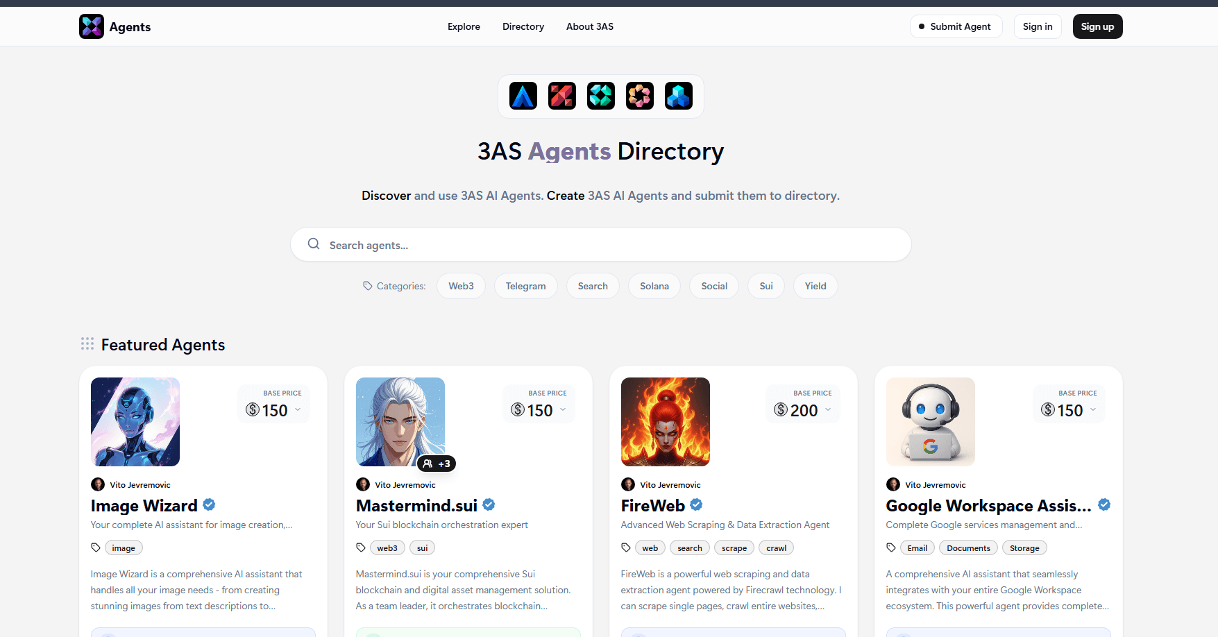 3AS - Agents preview